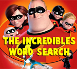 The Incredibles Word Search