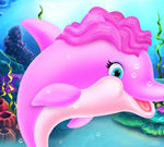 Cute Dolpfin Caring And Dressup