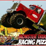 Monster Trucks Racing Puzzle