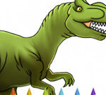 Dinosaurs Coloring Book Part I