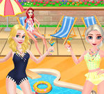 Disney Princesses Pool Party Clean