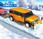 Snow Plow Jeep Driving