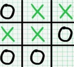 Tic Tac Toe Paper Note